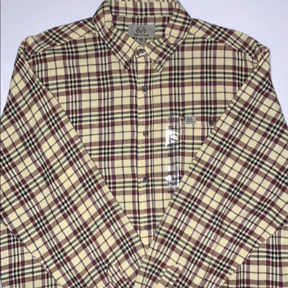 RealTree Cotton Plaid Long Sleeve